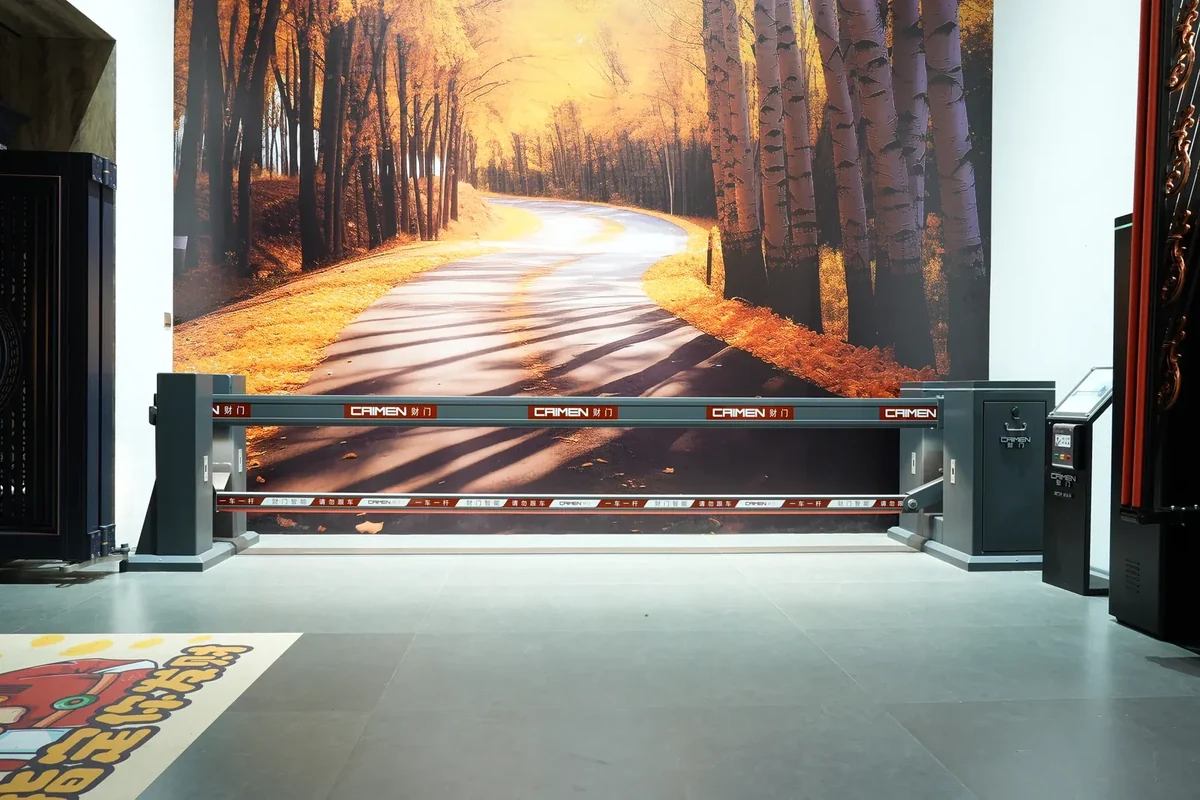 Boom barrier display