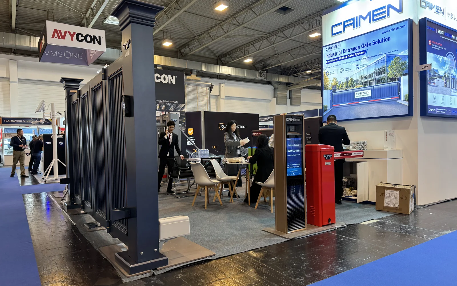 CAIMEN exhibition stand at Security Essen 2026 in Essen, Germany