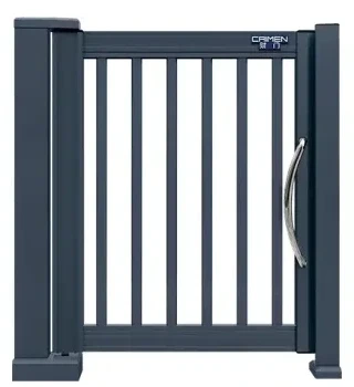 CAIMEN CMXM-05 Aluminium-Fußgängertor mit senkrechten Füllstäben