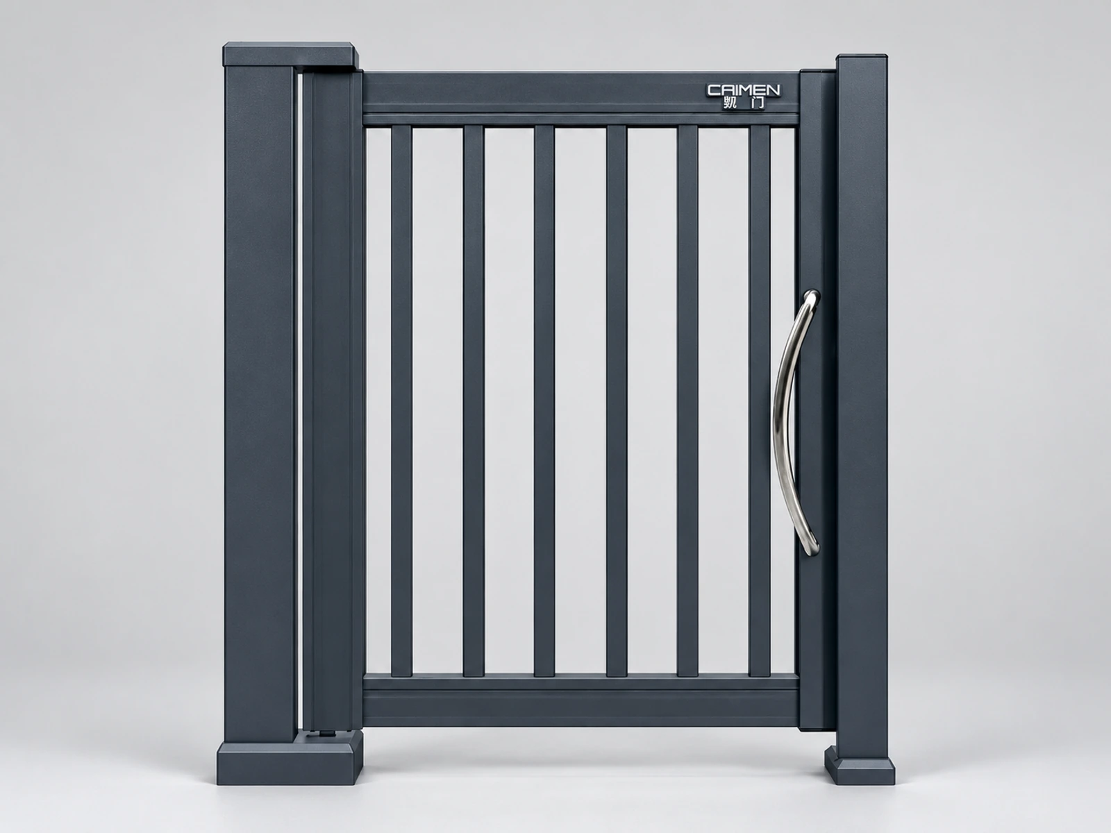 CAIMEN CMXM-05 Aluminium-Fußgängertor mit senkrechten Füllstäben
